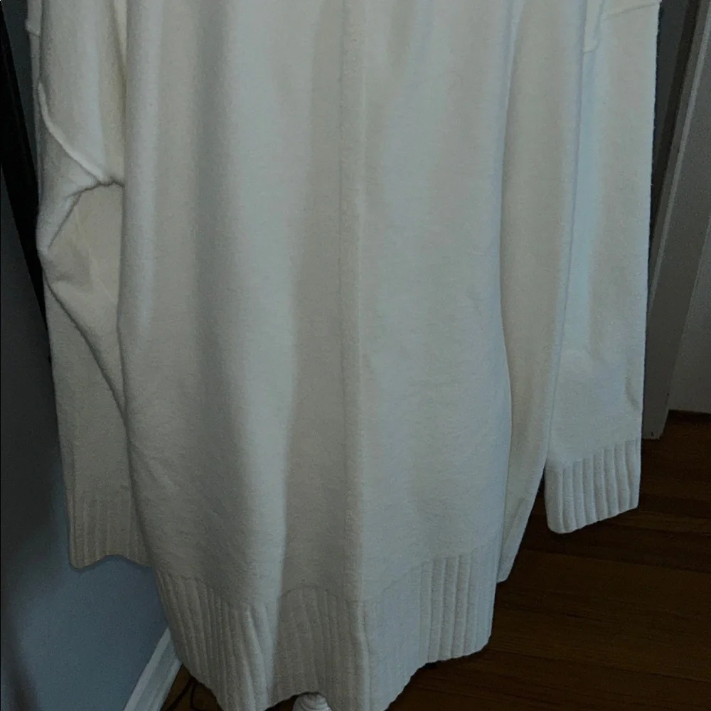 Free People oversized Cream Crew Neck Sweater